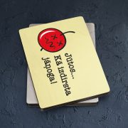 Koka magnēts, dadzis, 50x70mm, Jāņoga, Jūtos kā izdirsta jāņoga