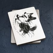 Koka magnēts, dadzis, 50x70mm, Korgijs, Zemu lidojošs prieks