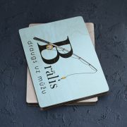 Koka magnēts, dadzis, 50x70mm, Brālis draugi uz mūžu