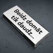 Piena šokolāde, 18g, dadzis, Beidz domāt tik daudz