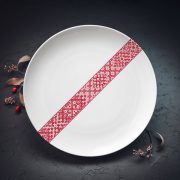 Šķīvis, dadzis, 310x310x32mm, Lielvārdes josta