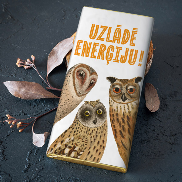 Piena šokolāde, daba, 90g, ar sāļo karameli, Pūces, Uzlādē enerģiju Piena šokolāde, daba, 90g, ar sāļo karameli, Pūces, Uzlādē enerģiju