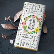 Piena šokolāde, daba, 90g, ar sāļo karameli, Mammas šokolāde