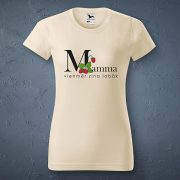T-krekls, dadzis, sieviešu, mandeļu, Mamma vienmēr zina labāk