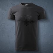 T-krekls, dadzis, unisex, tumši pelēks, Austras koks