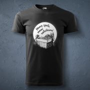 T-krekls, dadzis, unisex, melns, Kaķis un pele, Mana spēle, mani noteikumi
