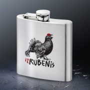 Tērauda blašķe, dadzis, 180ml, Rubenis, Izrubenis