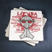 Krūžu paliktnis, koka, dadzis, Pūces sakta