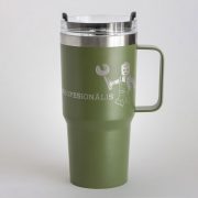 Tērauda termo krūze, 580ml, zaļa, Lego, Profesionālis