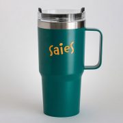 Tērauda termo krūze, 580ml, zila, Saies