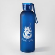 BPA free pudele, dadzis, 600ml, zila, Kaķis, Vēsā mierā