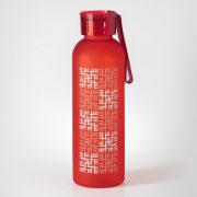 BPA free pudele, dadzis, 600ml, sarkana, Ugunskrusti